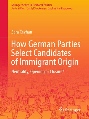 cover image of How German Parties Select Candidates of Immigrant Origin